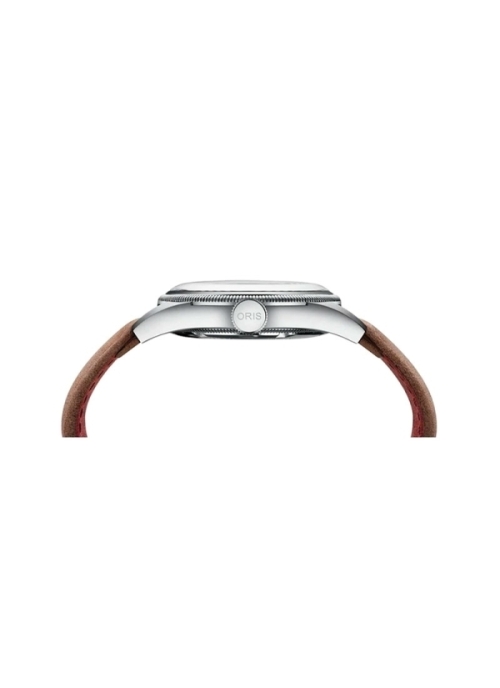 El Oris Big Crown Pointer Date es un reloj de movimiento automático con reserva de marcha de 38h en caja de acero de 40 mm, esfe