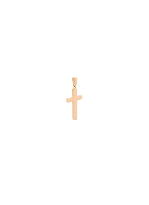 Cruz de oro amarillo de 18Kt de 22 x 13mm ancho de 2,75mm