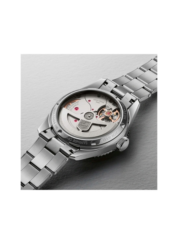 Reloj de movimiento automático impulsado por el calibre 400 y realizado en acero de 38mm de diámetro con hasta 120h de reserva d 2