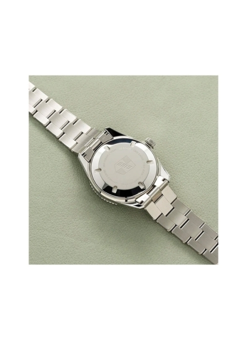 Reloj de movimiento automático con reserva de marcha de 38h en caja de acero de 40 mm, esfera en color verde, ventana de fecha y