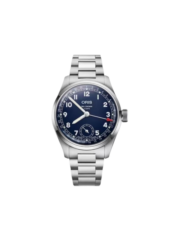 El Big Crown Pointer Date de 38,00 mm es uno de nuestros diseños más versátiles. Con nuestra icónica función del puntero para la