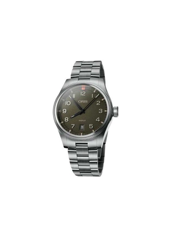 Presentamos el ProPilot Date, un reloj de piloto creado para las aventuras del día a día. Con una caja de acero de 41,00 mm, una