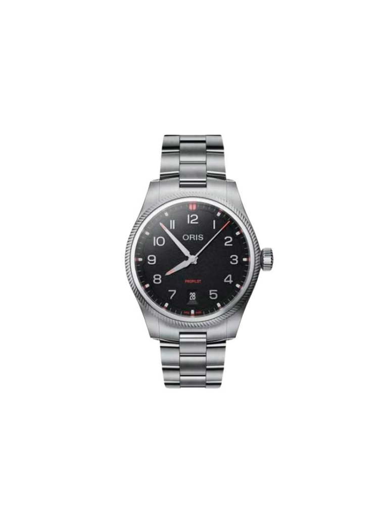 Presentamos el ProPilot Date, un reloj de piloto creado para las aventuras del día a día. Con una caja de acero de 41,00 mm, una
